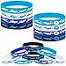 PIBIPAID 48PCS Swimming Rubber Bracelet Party Favors Swimming Silicone Wristband Party Supplies Decorations Swimming Action Sport Themed Birthday Baby Shower Party - Image 2