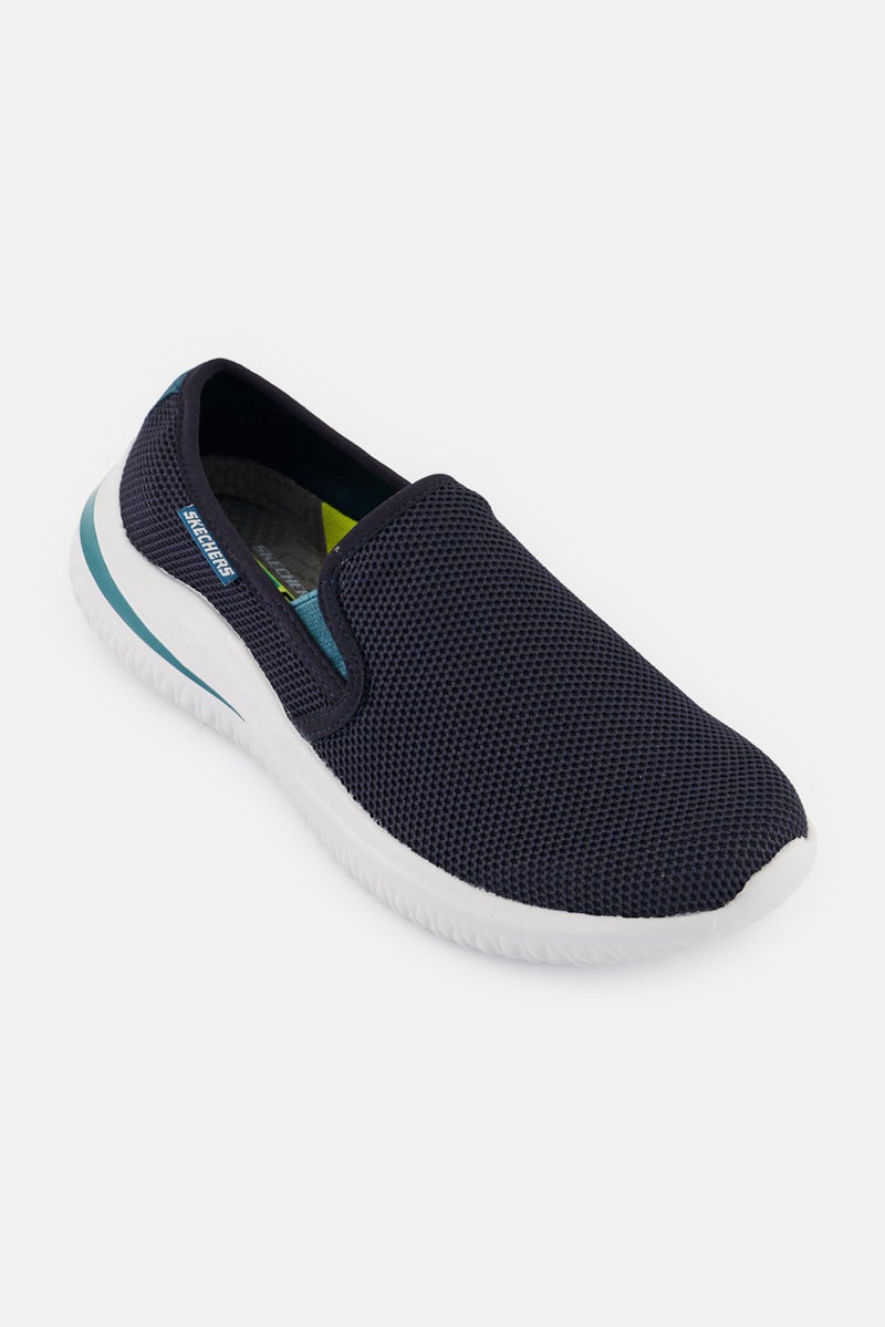 SKECHERS Men Delson  3,0 Norvill Slip On Outdoor Shoes, Navy  - Image 1