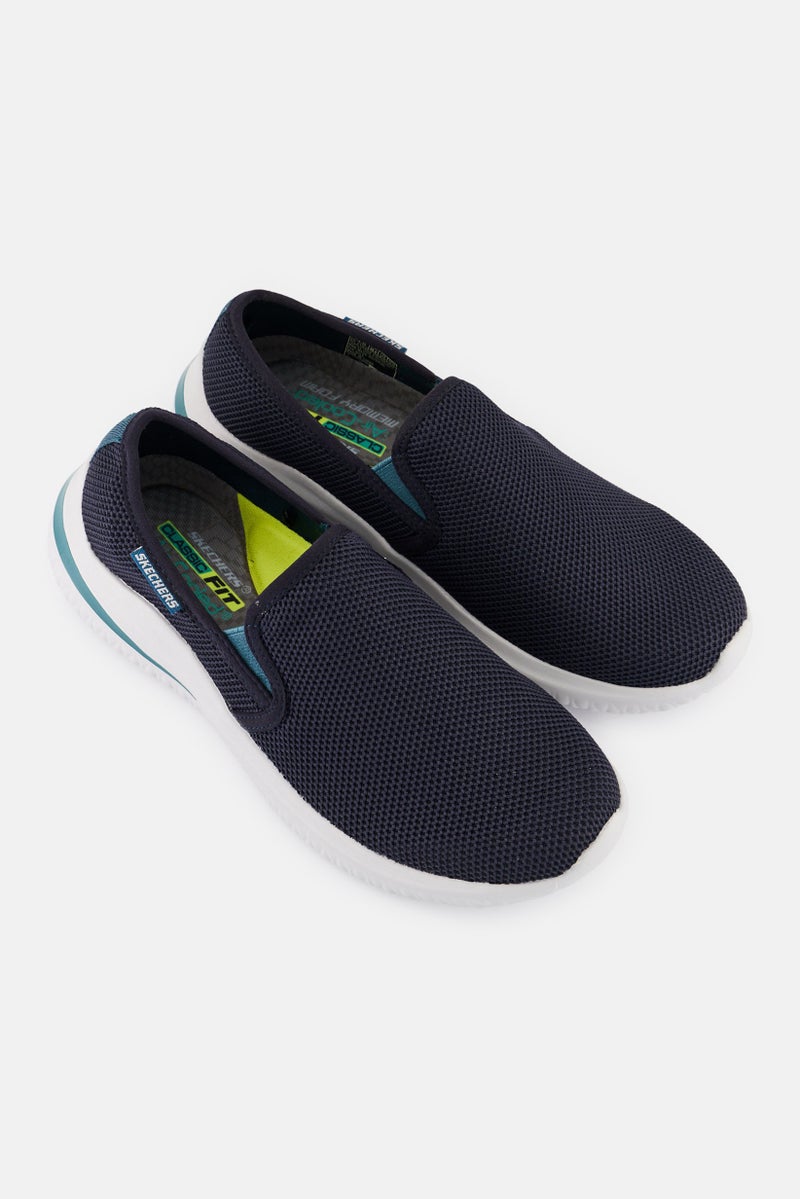 SKECHERS Men Delson  3,0 Norvill Slip On Outdoor Shoes, Navy  - Image 2