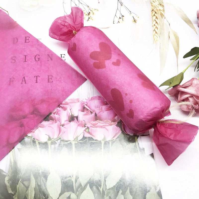 Red Dot Gift REDDOTGIFT® 50 Sheets Pink Color Tissue Paper Gift Wrapping DIY Tissues 50 * 70cm…17 Grams,Acid Free for A Variety Of Craft, Art and Paper Projects,T-Shirt Wrap…(Fusha Pink, 50 * 70cm) - Image 3