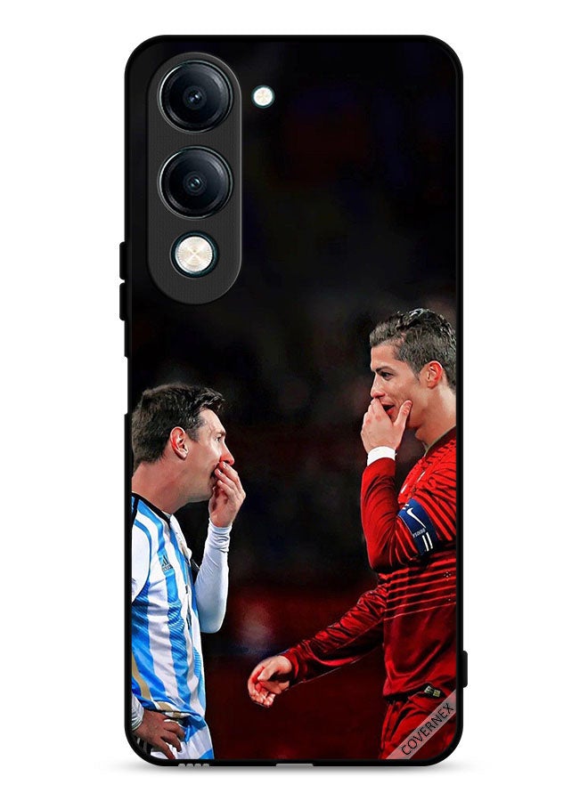 Covernex vivo Y29s Protective Case Cover Ronaldo & Messi In One Frame - Image 1