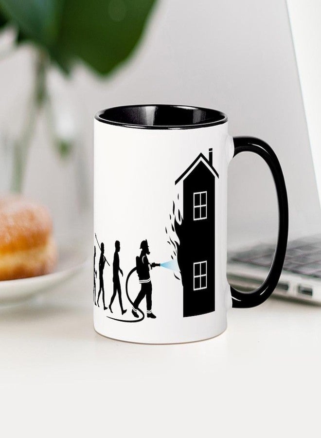 cafe press CafePress Fire Fighter Mug 11 oz (325 ml) Ceramic Coffee Mug - Image 4