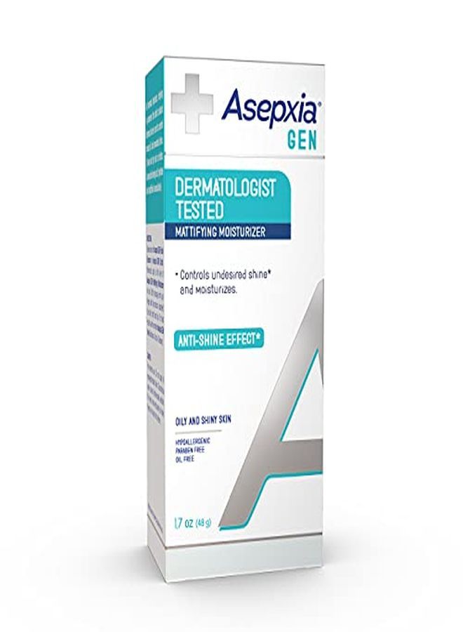 Asepxia كريم مرطب غير لامع للبشرة الدهنية، يزيل اللمعان غير المرغوب فيه، 1.7 أونصة - Image 4