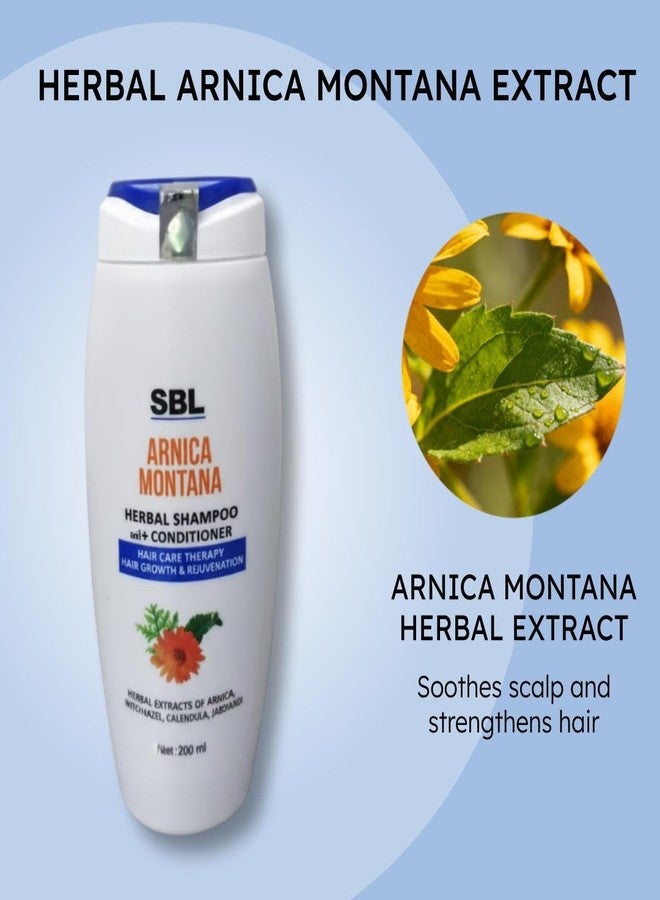 SBL world class homoeopathy Arnica Montana Herbal Shampoo With Conditioner 200Ml | Pack Of 2 | - Image 5