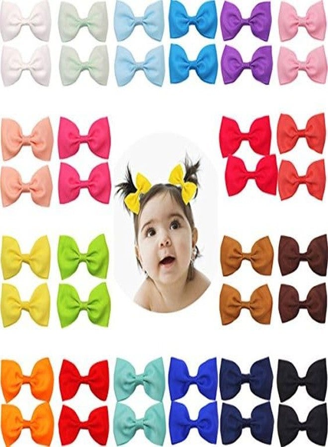 NEOBABY Hair Bows for Girls & Toddlers - Elastic Ponytail Holders, Rubber Bands Hair Accessories for Women, Girls & Babies (Assorted, Pack of 12 Pairs) - Image 4