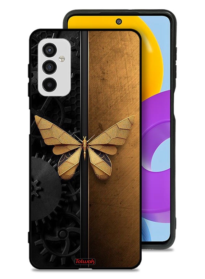 Tolwak Samsung Galaxy M52 5G Protective Case Cover Steel Butterfly - Image 1