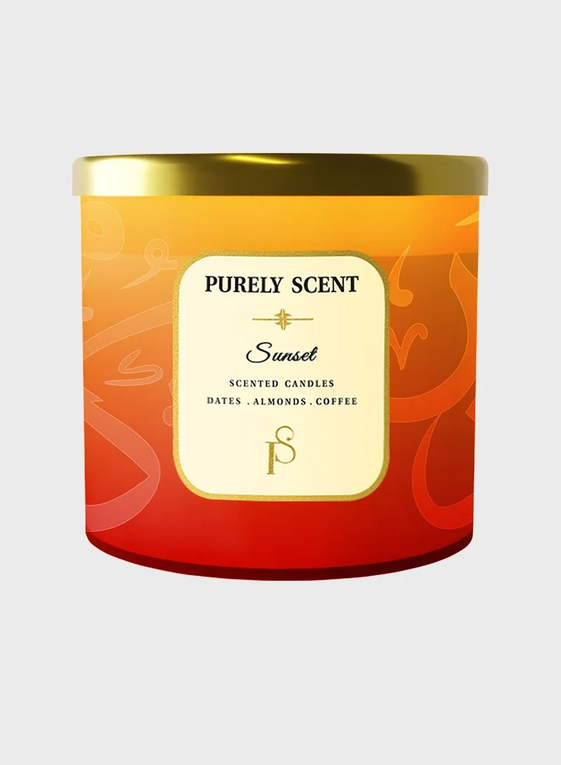 PURELY SCENT Sunset 100% Soy Wax Candle