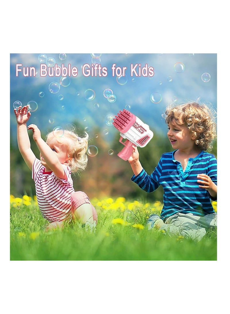 فول جوي مسدس فقاعات للاطفال 32 فتحة  ,وردي - Image 3