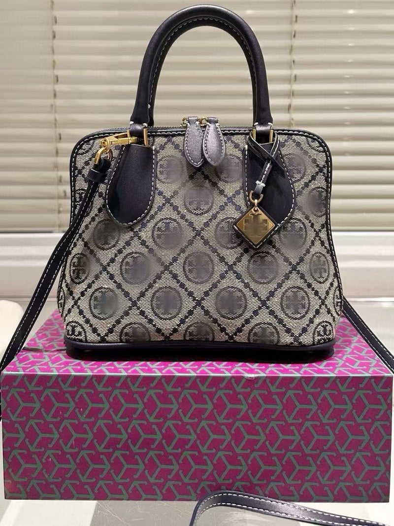 Tb New Tb Popular Retro Shell Bag Fashion Trendy Single Shoulder Crossbody Bag Simple Handheld Lychee Pattern Women'S Bag - Image 2