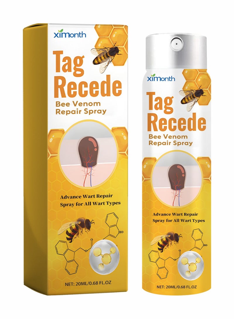 ximonth ﻿ Bee Venom Skin Tag Removal, Wart Removal Essential Oil, A Gentle Safe Portable Wart Removal Essential Oil with Natural Extracts for All Skin Types，Universal for Both Men and Women Wart Removal.  - Image 1