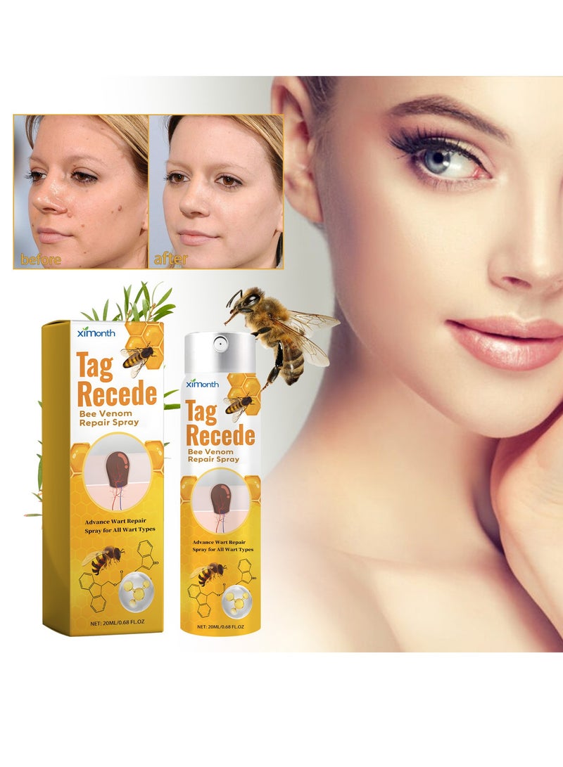 ximonth ﻿ Bee Venom Skin Tag Removal, Wart Removal Essential Oil, A Gentle Safe Portable Wart Removal Essential Oil with Natural Extracts for All Skin Types，Universal for Both Men and Women Wart Removal.  - Image 2