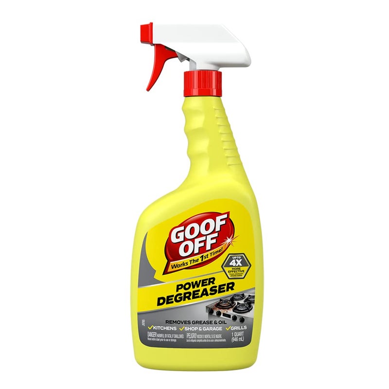 Goof Off Power Cleaner and Degreaser for Mechanicsâ€“ 32 oz. Trigger Spray Bottle - Image 1