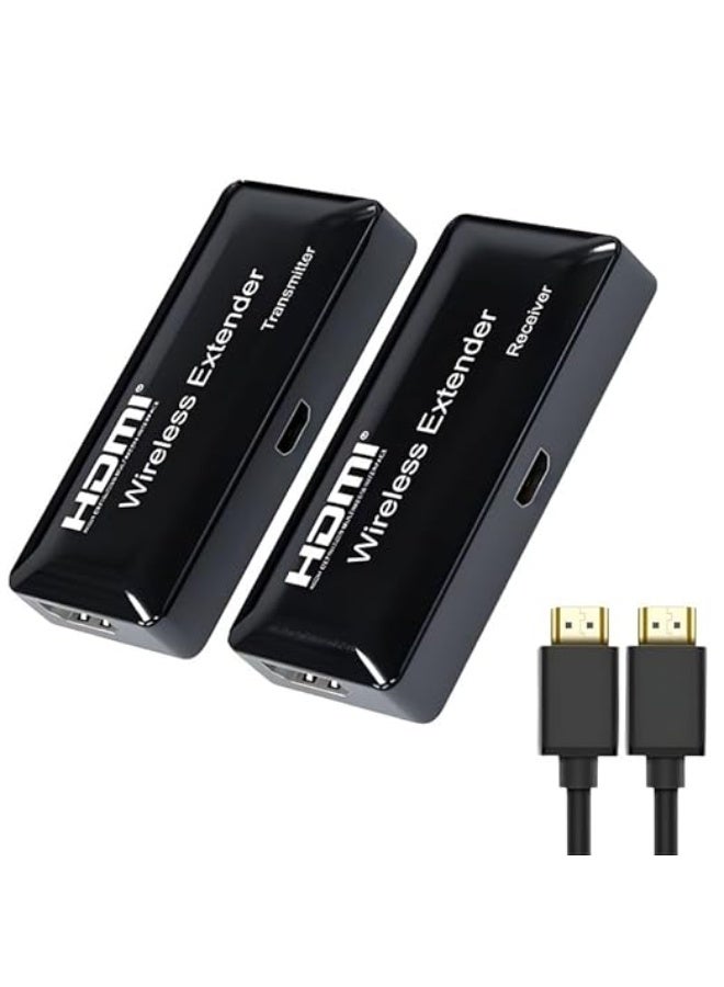 Wireless HDMI Extender – 150m Range, High-Speed Signal Transmission – 2.4GHz/5GHz USB-Powered Receiver & Transmitter – Full HD 1080p - Image 1
