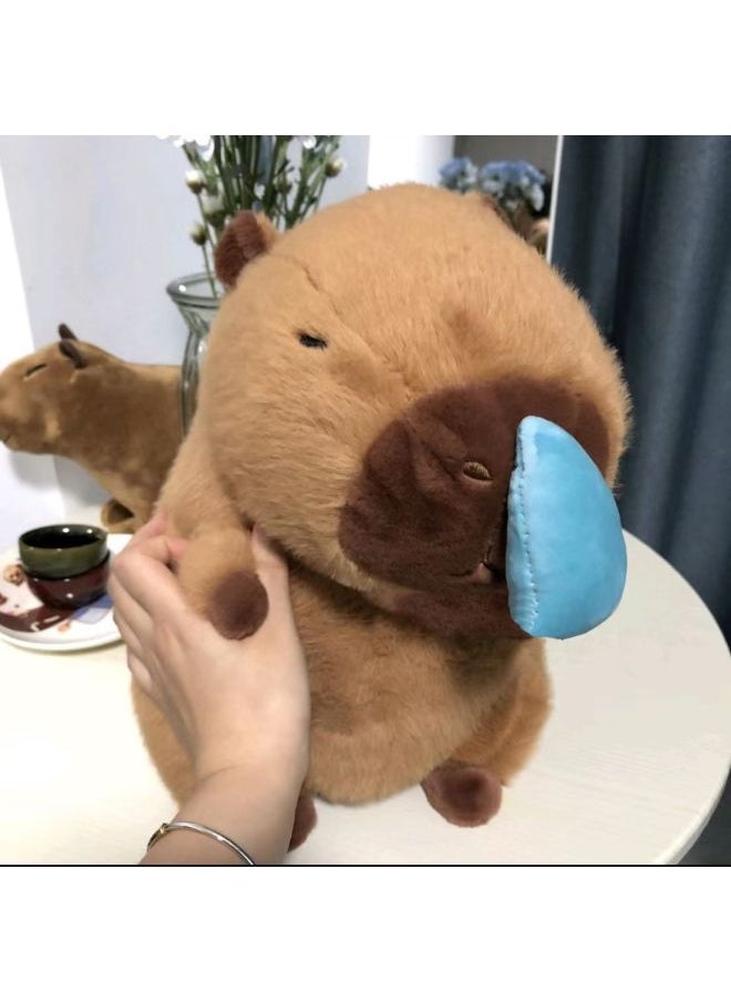 Generic - Explosions Kapibala Snot Doll Withdraws Doll Plush Toy Birthday Gift Capybara Internet Popular Ugly Cute-Color:Kapibala Snot (Snot Kola)-Height:23cm (without Snot) - Image 1