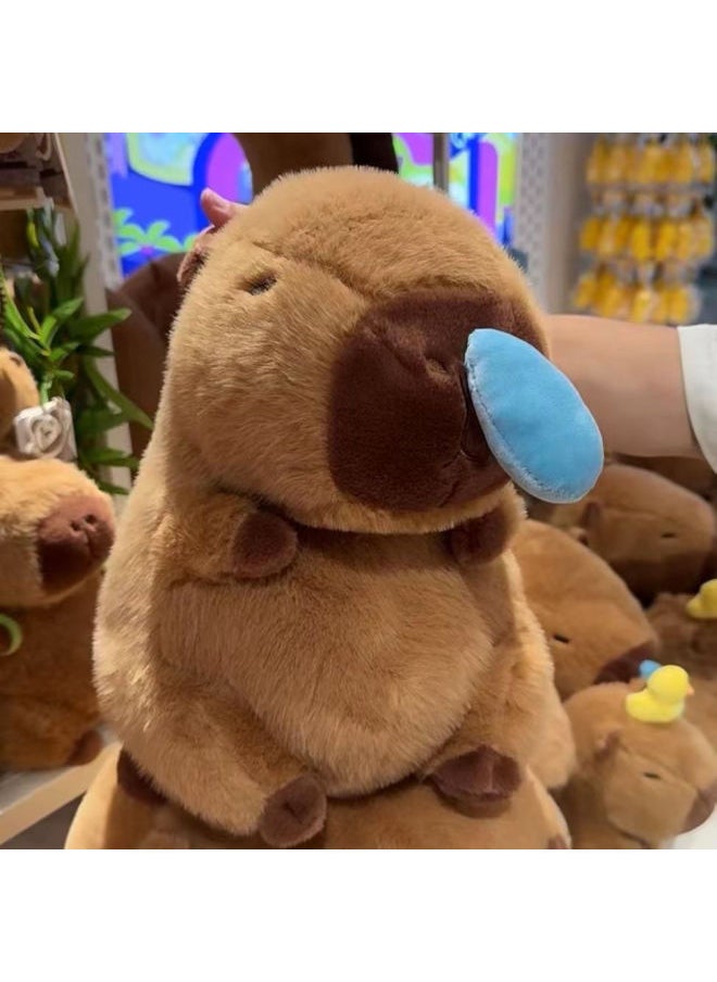 Generic - Explosions Kapibala Snot Doll Withdraws Doll Plush Toy Birthday Gift Capybara Internet Popular Ugly Cute-Color:Kapibala Snot (Snot Kola)-Height:23cm (without Snot) - Image 1