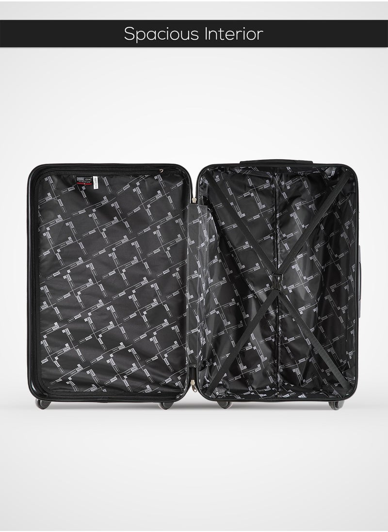 PARAJOHN - Travel Luggage Trolley Bag, Carry On Hand Cabin Luggage Bag 20 Inch Dark Grey - Image 1