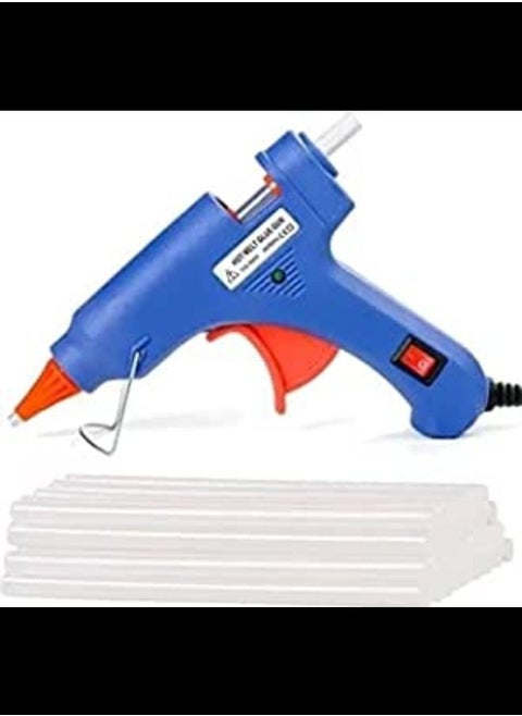 Mini Hot Glue Gun Kit With 40pcs Glue Sticks (20 Watt)