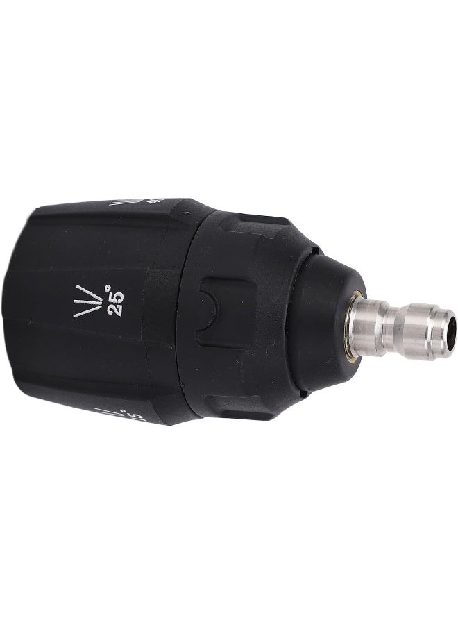 Hyuduo 5 In 1 Adjustable 360 Degree Multi Rotating Spray Head Tip 1/4In Quick Connector  - Image 4