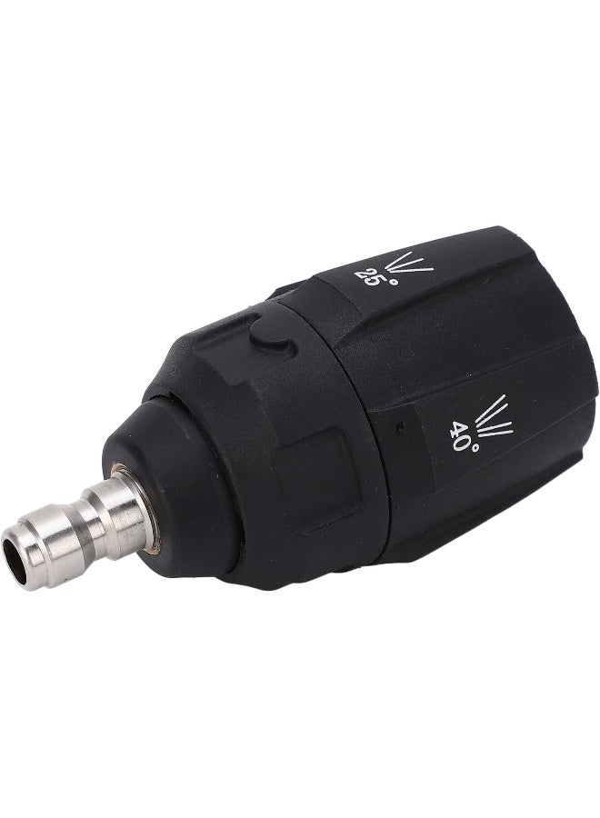 Hyuduo 5 In 1 Adjustable 360 Degree Multi Rotating Spray Head Tip 1/4In Quick Connector  - Image 3