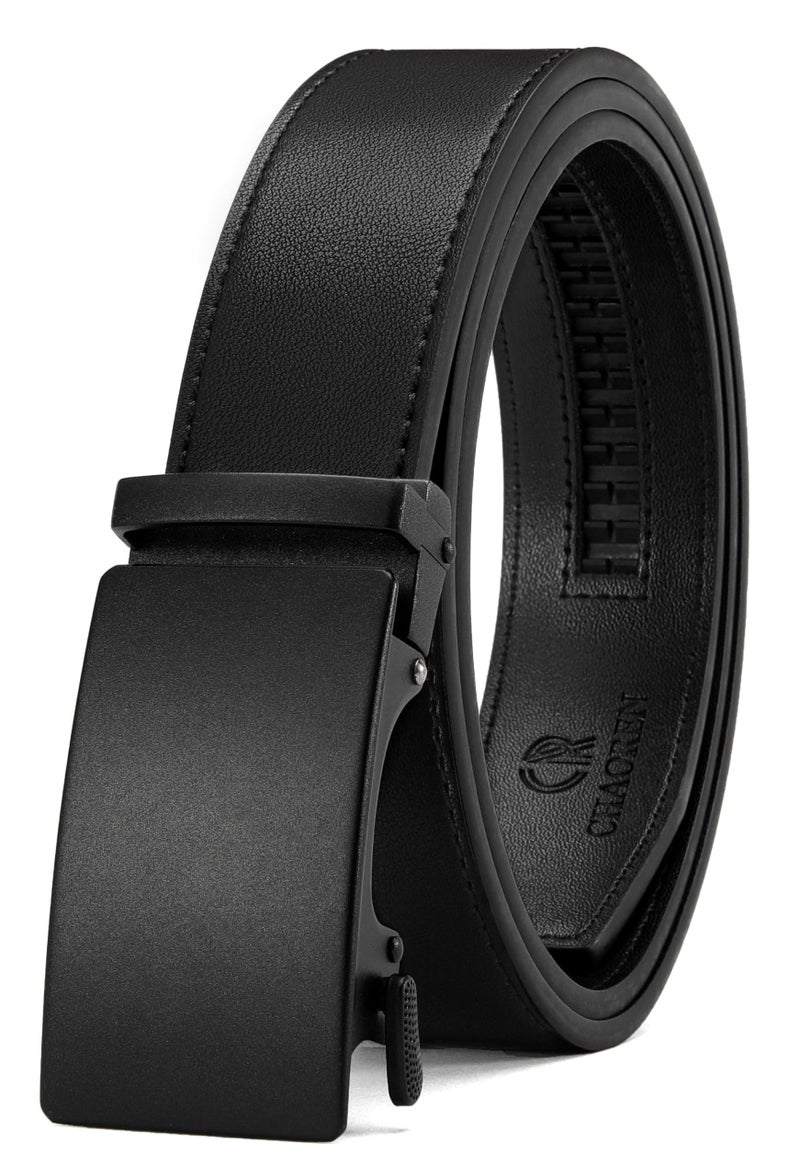 CHAOREN Mens Belt Leather Ratchet Belt - Customizable Fit, Effortless Style (35mm) - Image 1