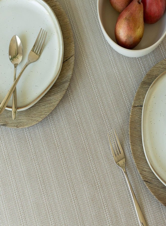 Benson Mills Cameron Textured Fabric Table Cloth, for Everyday Home Dining, Parties, Weddings & Holiday Tablecloths (52" x 70" Rectangular, Millennium Natural) - Image 4