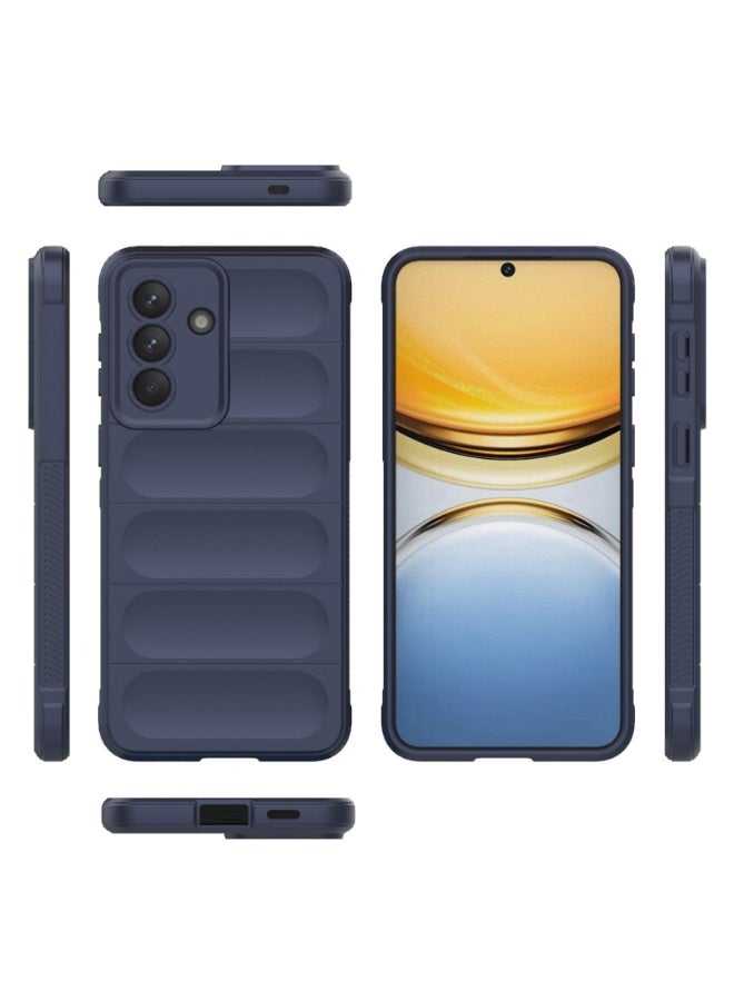 Phone case cover Magic Shield TPU + Silicone Shockproof Phone Case For  Samsung Galaxy A57 (Dark Blue) - Image 3