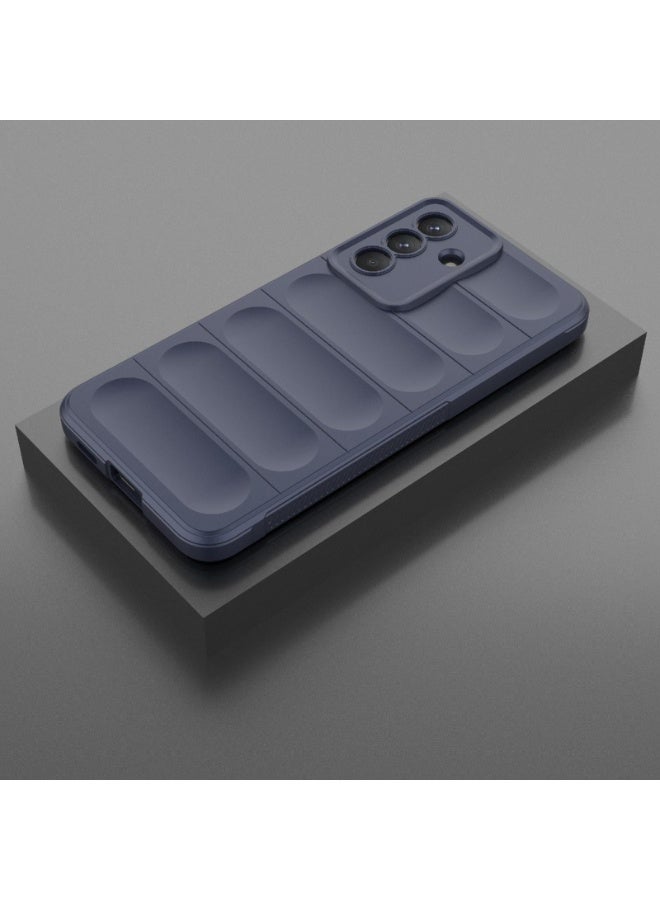Phone case cover Magic Shield TPU + Silicone Shockproof Phone Case For  Samsung Galaxy A57 (Dark Blue) - Image 2
