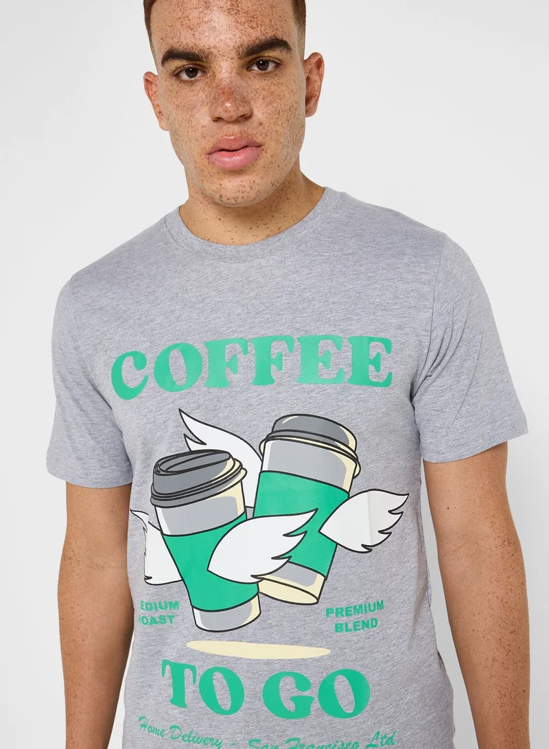 Seventy Five  Coffee T-Shirt for Men | Best Price UAE