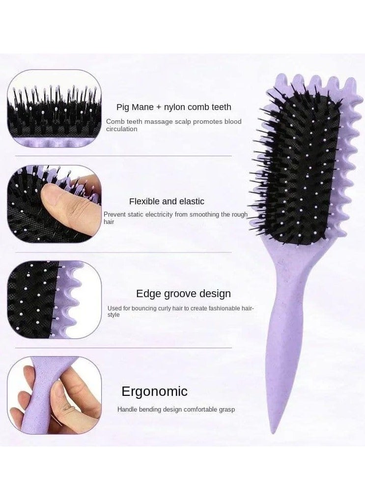 Alice Alice Curly Hair Brush Styling Multi-Color  - Image 4