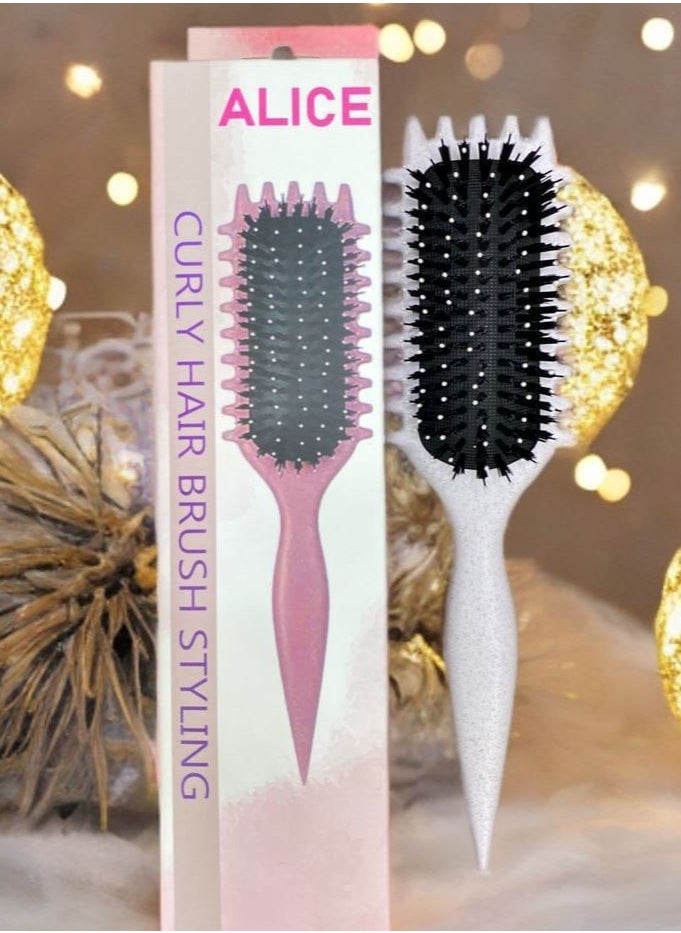 Alice - Alice Curly Hair Brush Styling Multi-Color - Image 1