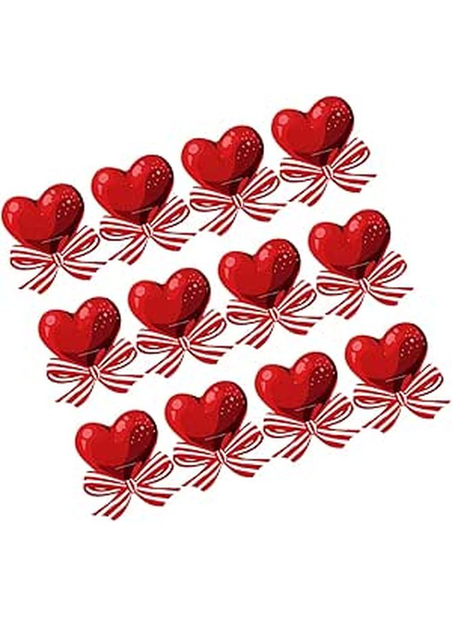 50 Pieces Heart Shaped Lollipop Cards Candy Wrapping Decorations For Party DIY - Image 1