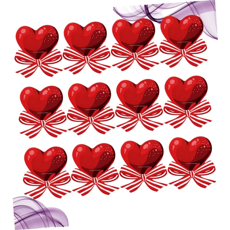 50 Pieces Heart Shaped Lollipop Cards Candy Wrapping Decorations For Party DIY - Image 5