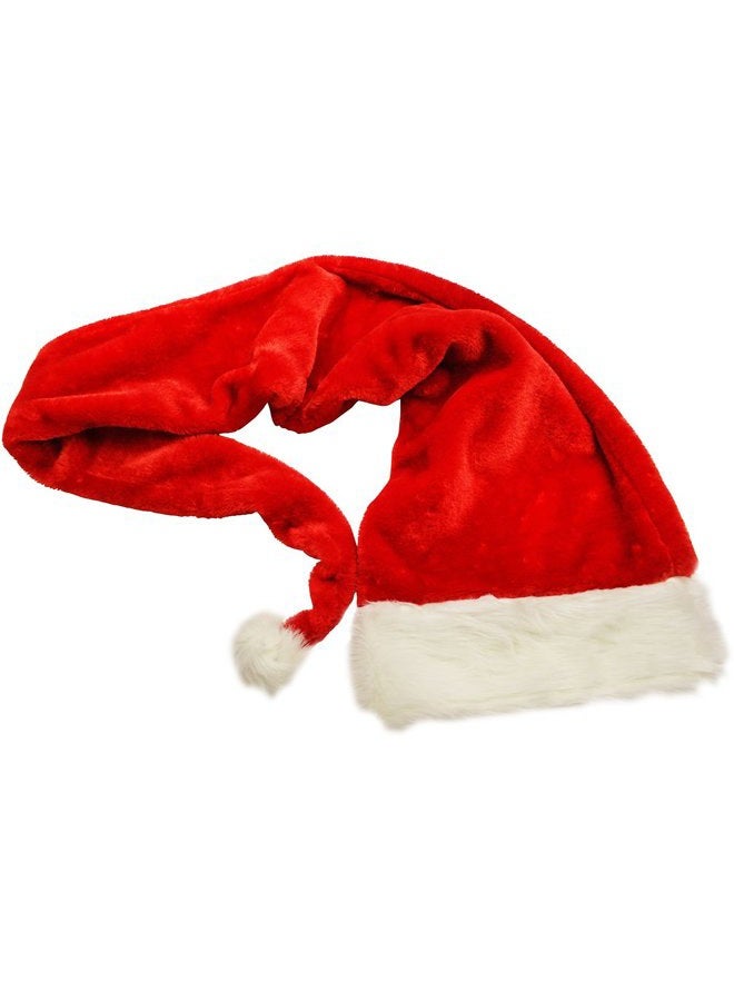 Tigerdoe Extra Long Santa Hat - 2 Pack Christmas Hats for Adults - Plush, M - Image 3
