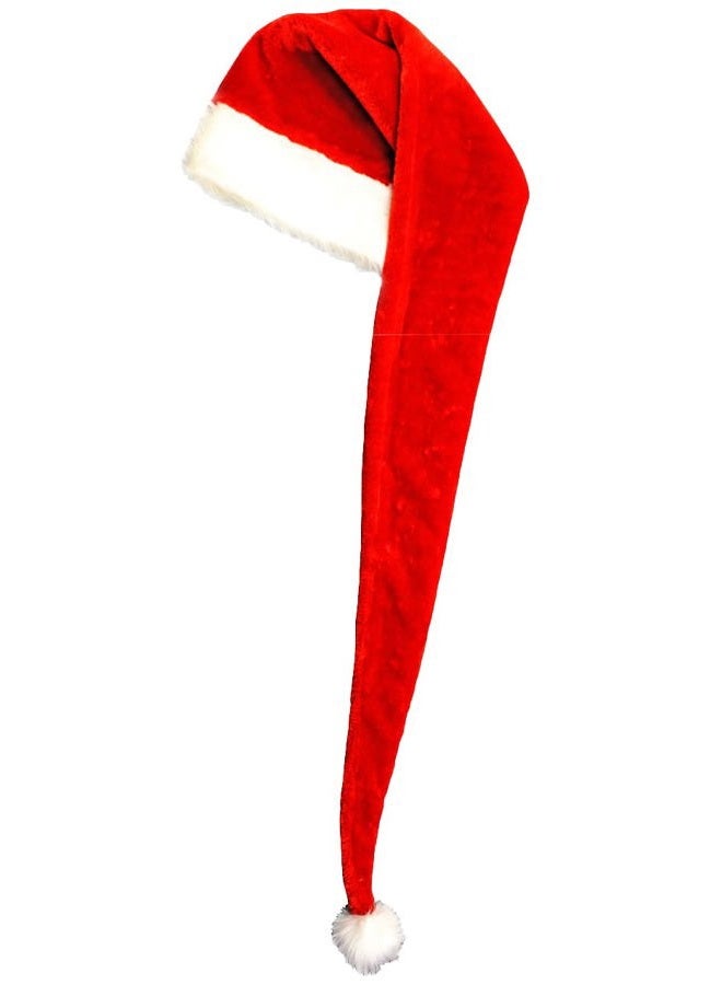 Tigerdoe Extra Long Santa Hat - 2 Pack Christmas Hats for Adults - Plush, M - Image 5