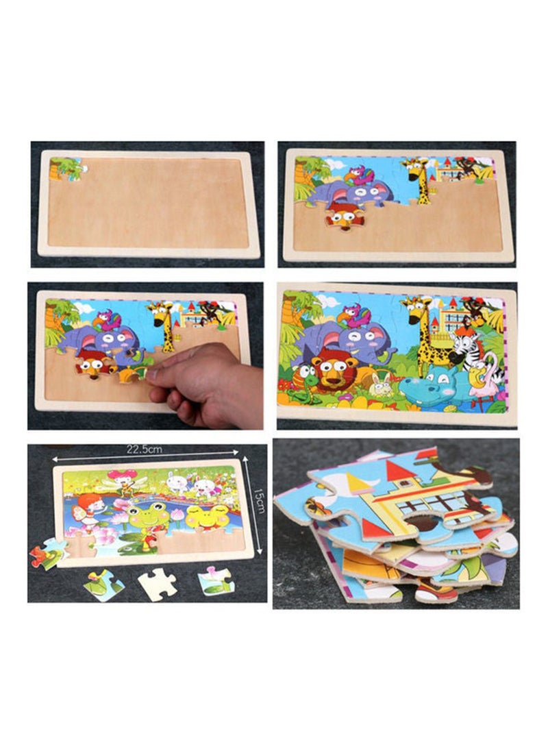 MissTiara 10 in 1 Wooden Puzzle Blind Box for toddlers, Different Puzzle Types Suitable for Your Child Made of Eco-Friendly Wood with Rich Colors Assorted  - Image 3