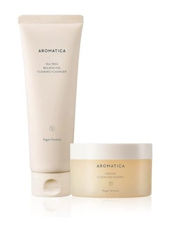 AROMATICA AROMATICA Tea Tree Cleanser + Orange Cleansing Sherbet 