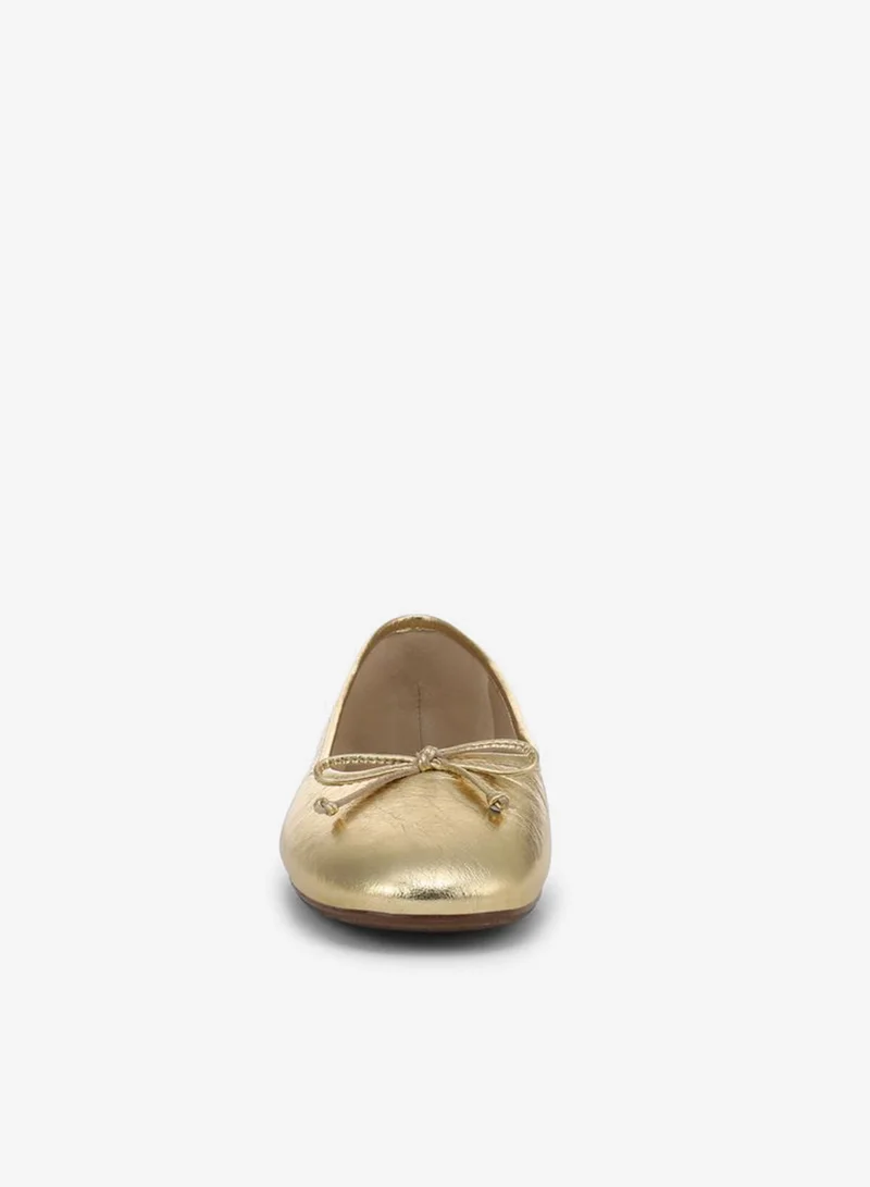 Sam Edelman GOLD Alie Ballet Flat for Women | Best Price UAE