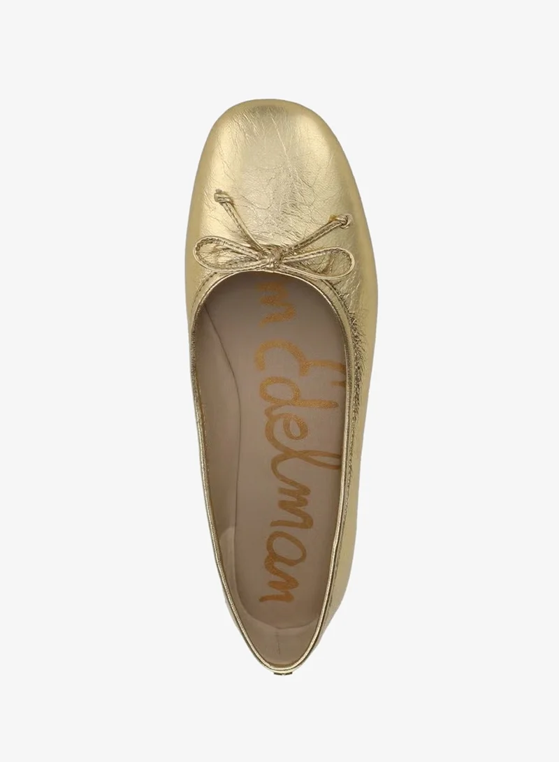 Sam Edelman GOLD Alie Ballet Flat for Women | Best Price UAE