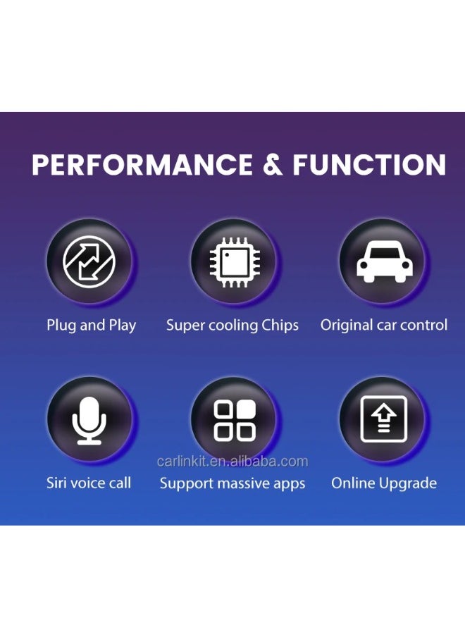 Carlinkit - 5.0 Series 2-in-1 Wireless CarPlay/Android Auto Adapter - Image 1