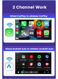 Carlinkit 5.0 Series 2-in-1 Wireless CarPlay/Android Auto Adapter  - Image 3