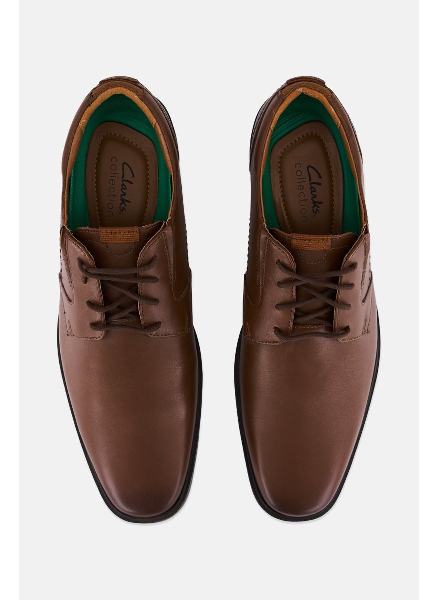 clarks Men Standard Fit Slite Low Formal Shoes, Brown  - Image 2