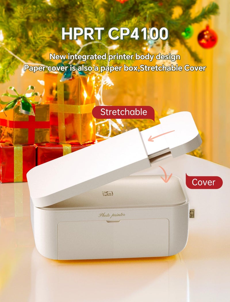 HPRT Photo Printer 4x6,+20 Sheets&1ribbon, Picture Printer for iPhone, Android, Smartphone, AR Video Printing, Portable Photo Printers CP4100 - Image 5