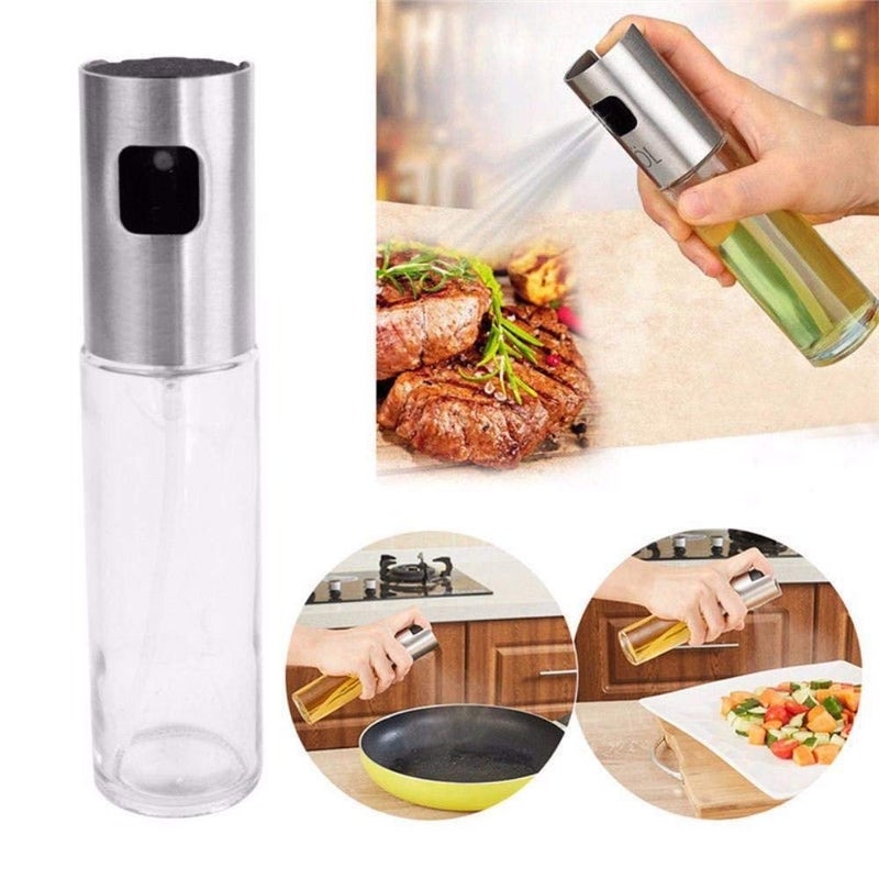 IVAR Glass Oil Spray Bottle Oil Vinegar Bottle Oil Dispenser for Cooking Salad BBQ - Image 4