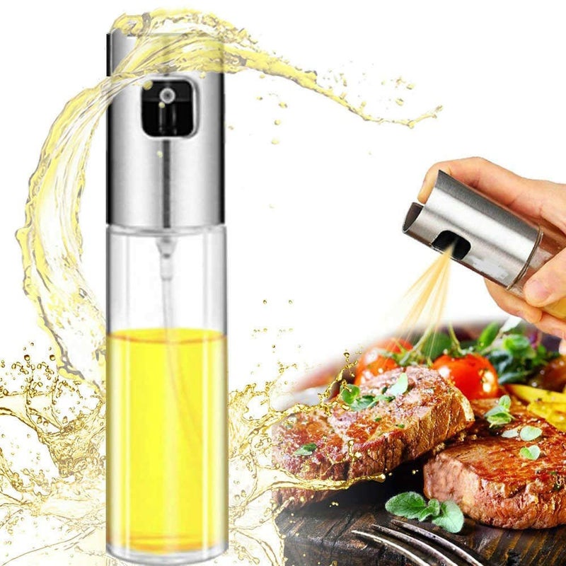 IVAR Glass Oil Spray Bottle Oil Vinegar Bottle Oil Dispenser for Cooking Salad BBQ - Image 1