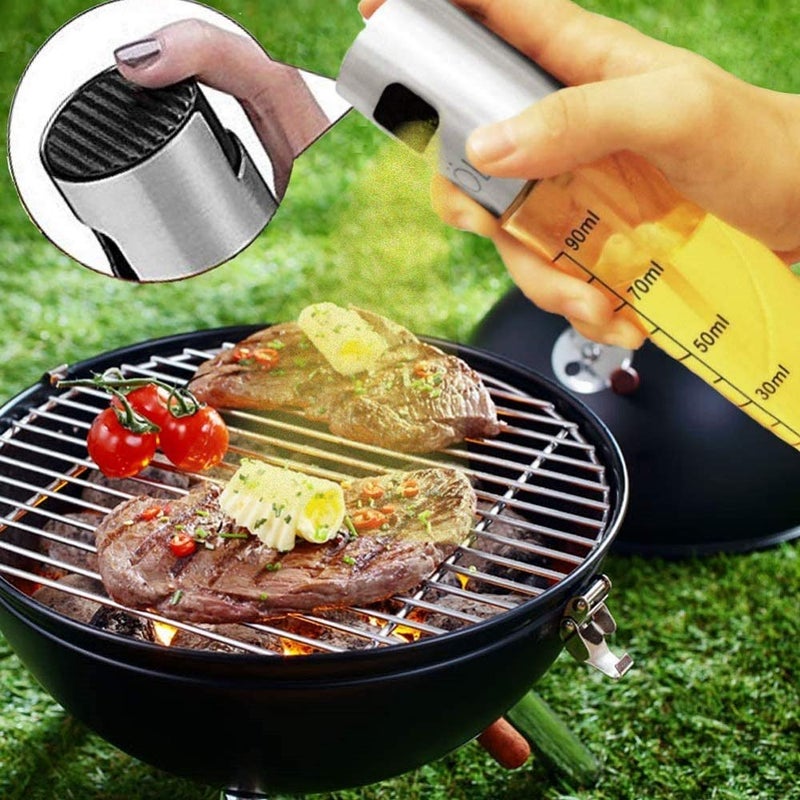 IVAR Glass Oil Spray Bottle Oil Vinegar Bottle Oil Dispenser for Cooking Salad BBQ - Image 5