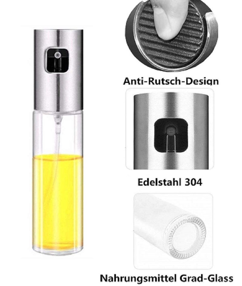 IVAR Glass Oil Spray Bottle Oil Vinegar Bottle Oil Dispenser for Cooking Salad BBQ - Image 2
