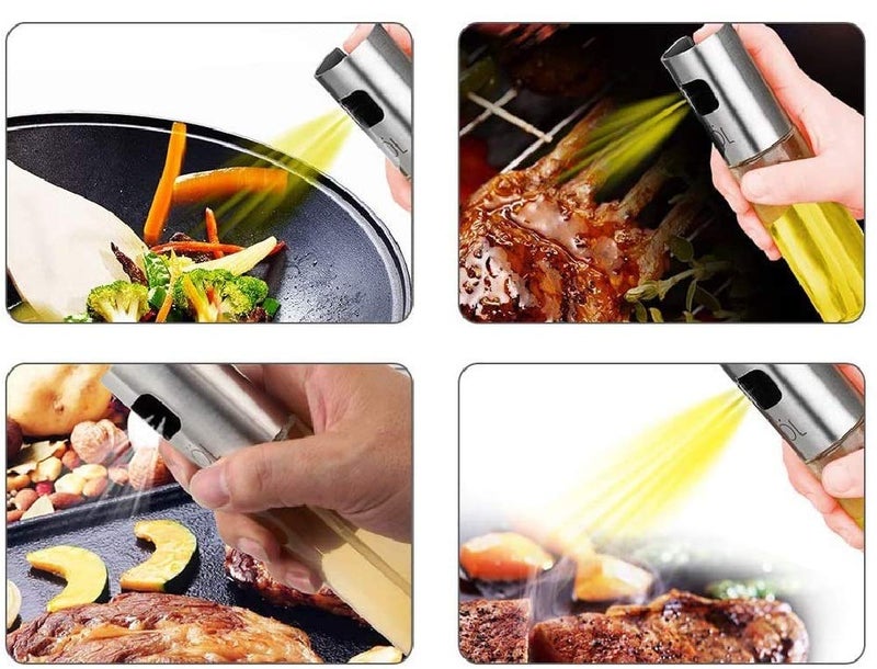 IVAR Glass Oil Spray Bottle Oil Vinegar Bottle Oil Dispenser for Cooking Salad BBQ - Image 3