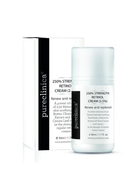 250 Strength Retinol Cream  50ml 17 fl oz Potent AntiAging with 25x Active Ingredients Compared to Competitors