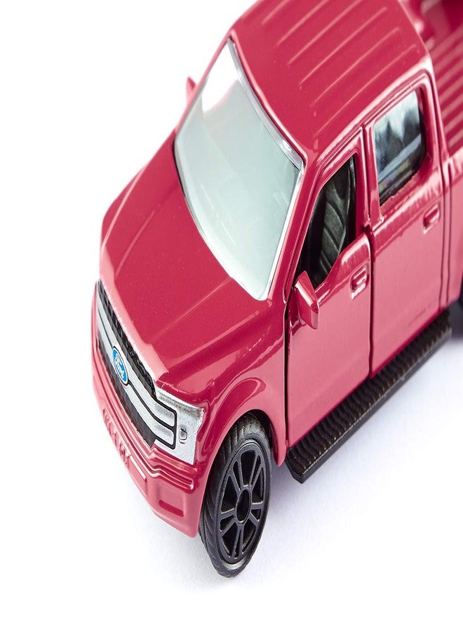 Siku 1535, Ford F150, Red, Metal/Plastic, Rubber Tyres, Toy car for Children, Opening Doors - Image 5