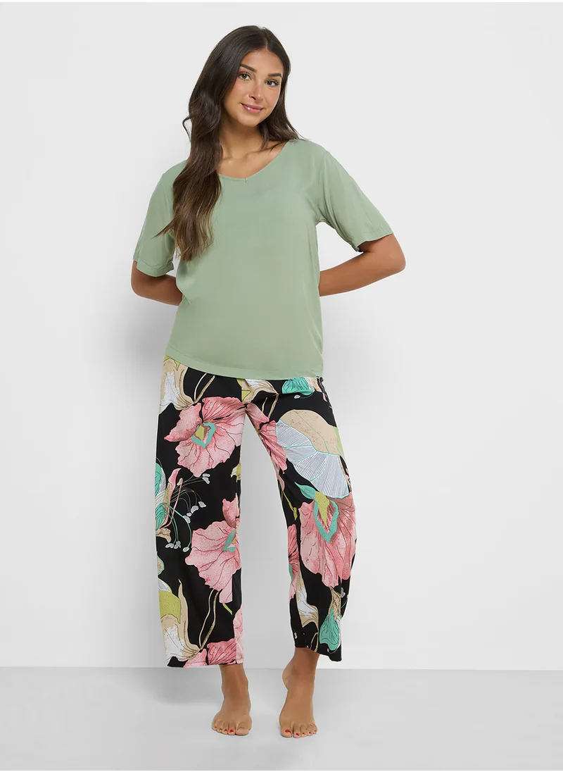 جينجر T-Shirt & Pyjama Set